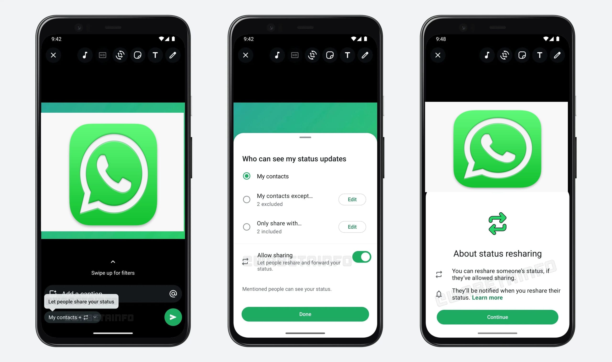 WhatsApp Will Let Others Share Your Status Updates — If You Want