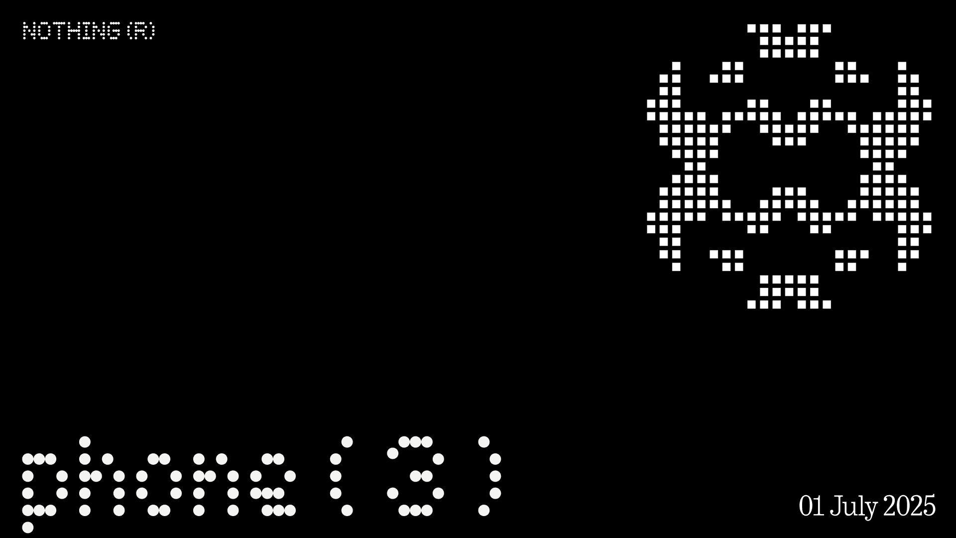 Nothing Phone (3) Launch Confirmed for July 1 with Bold New Dot-Matrix Design