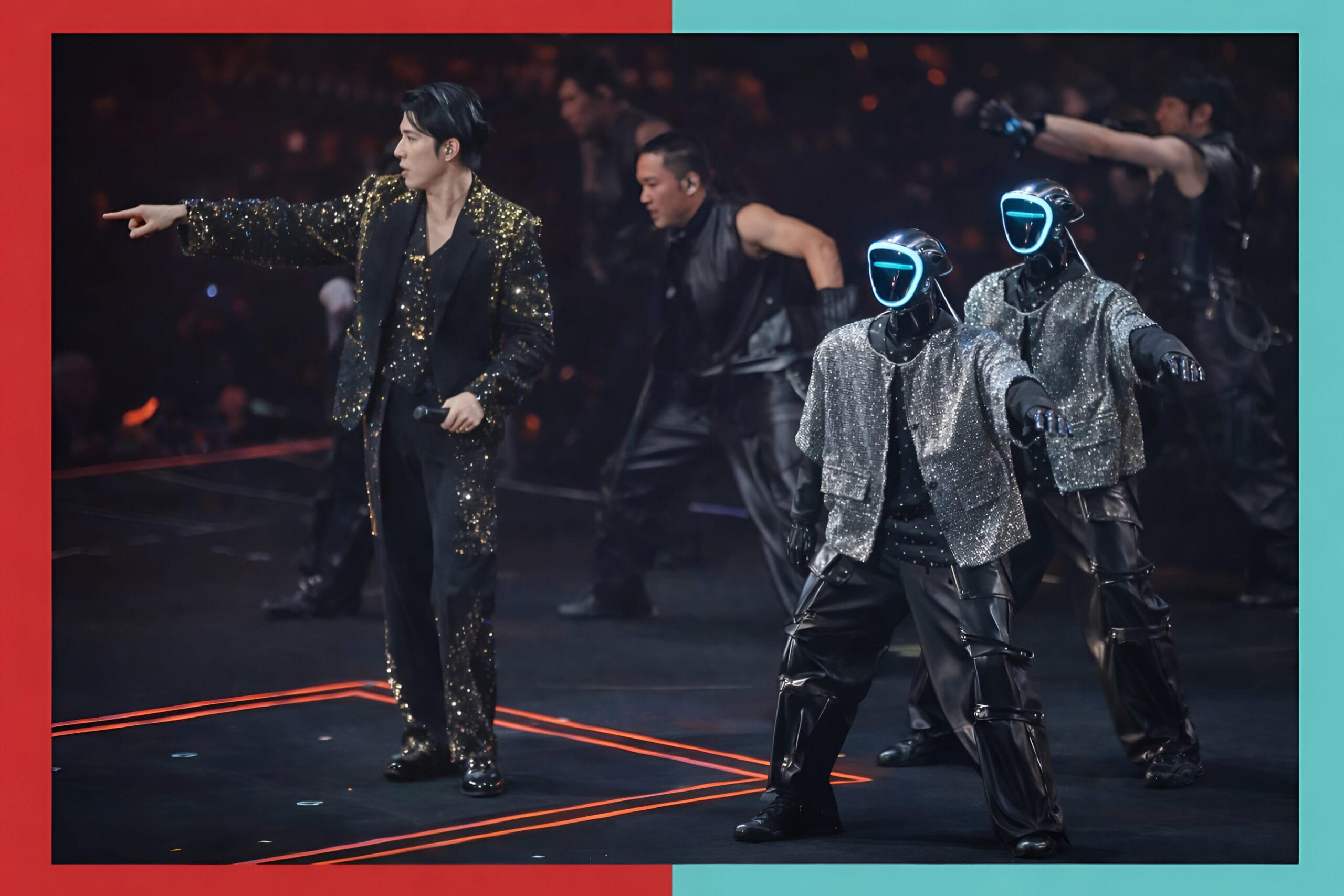 Not a Demo Anymore: Robots Take the Stage at a Live Concert