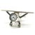 ZAHEPA Aeroplane Miniature Table Clock, Stylish Analog Desk Clock